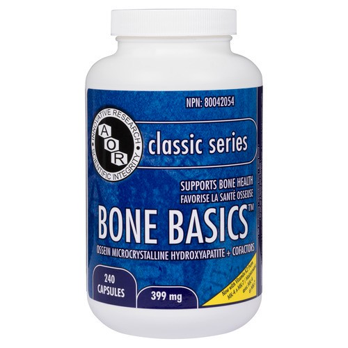 AOR Bone Basics 399 mg Capsules 240 Count