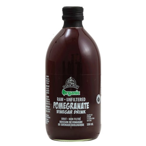 Farm Boy Organic Vinegar Drink Pomegranate 500 ml (bottle)