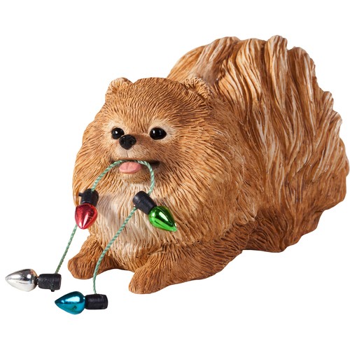 Sandicast Ornament Pomeranian Orange 