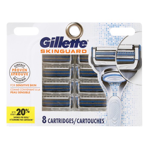 Gillette Skinguard Razor Blade Refill 8 Cartridges