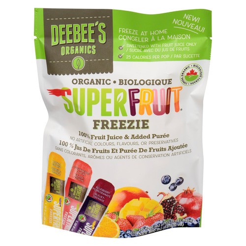 Deebee's Organic Freezies Bar Fruit 400 ml