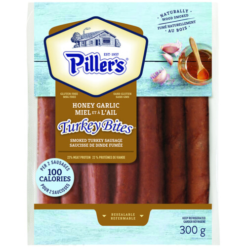 Piller's Turkey Bites Honey Garlic 300 g