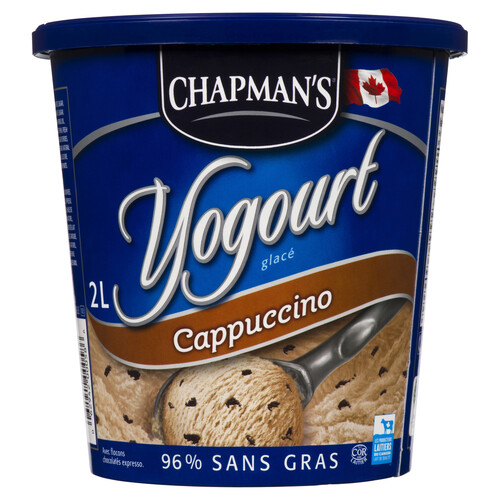Voilà Online Grocery Delivery Chapman's Frozen Yogurt 96 Fat Free Cappuccino 2 L