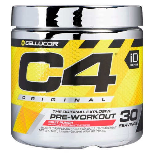 Cellucor C4 Fruit Punch 30 Servings PreWorkout 195 g