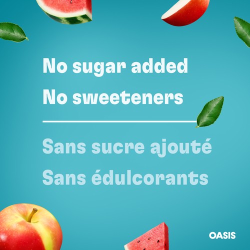 Oasis Hydrafruit Juice Boxes Watermelon Apple 8 x 200 ml