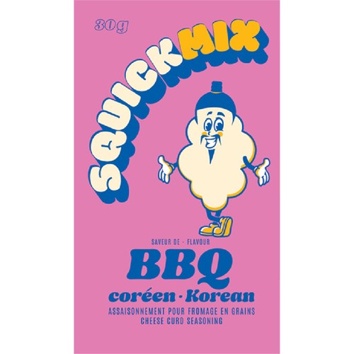 Squick Mix Cheese Curd Seasoning Korean BBQ 30 g