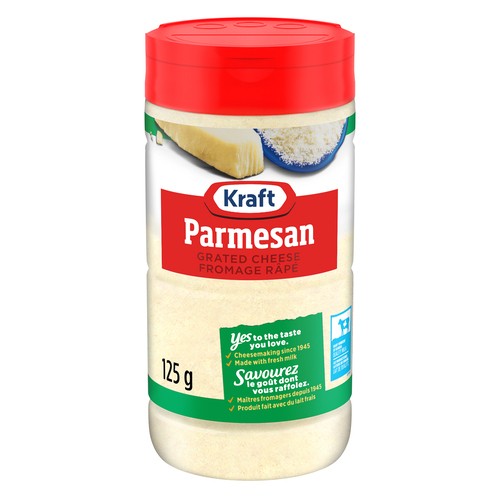 Kraft Cheese Parmesan 100% 125 g