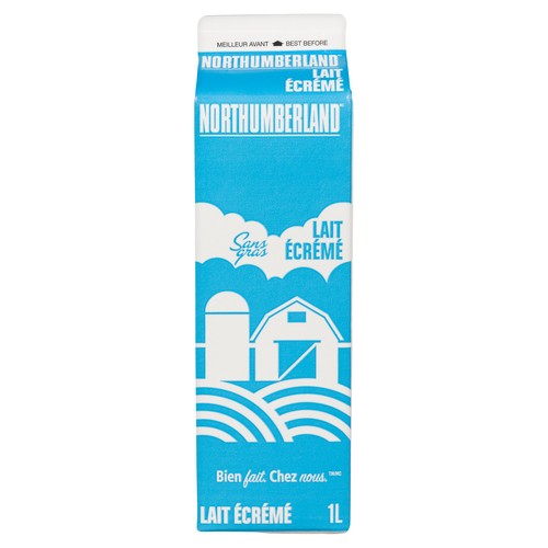 Northumberland Skim Milk Carton 1 L