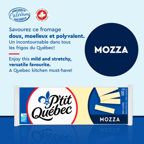 P'tit Québec Block Cheese Mozza 400 g