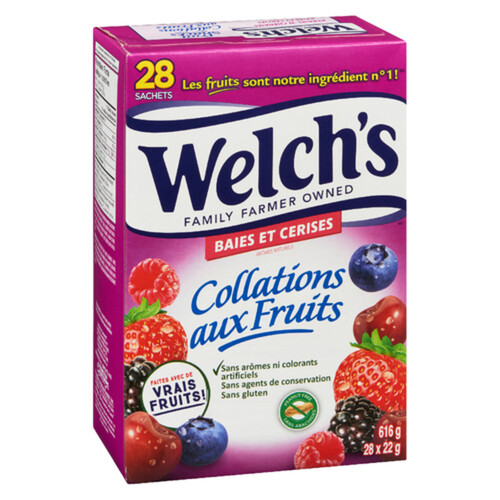 Welch's Fruit Snacks Berrie n Cherries 616 g