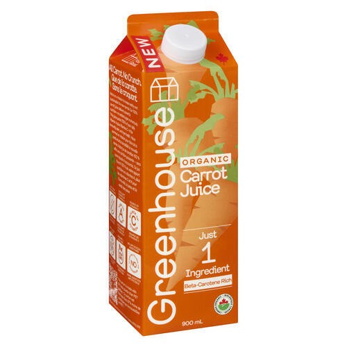 Greenhouse Organic Juice Carrot 900 ml