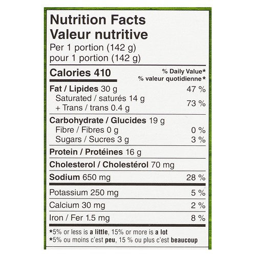 Prime Frozen Stuffed Chicken Breast Butter & Chive Raised Without Antibiotics 568 g