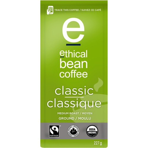 Ethical Bean Organic Ground Coffee Classic Medium Roast 227 g