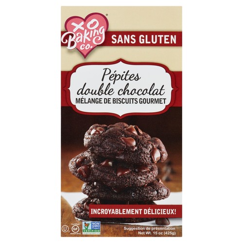 XO Baking Gluten-Free Cookie Mix Double Chocolate Chip 425 g