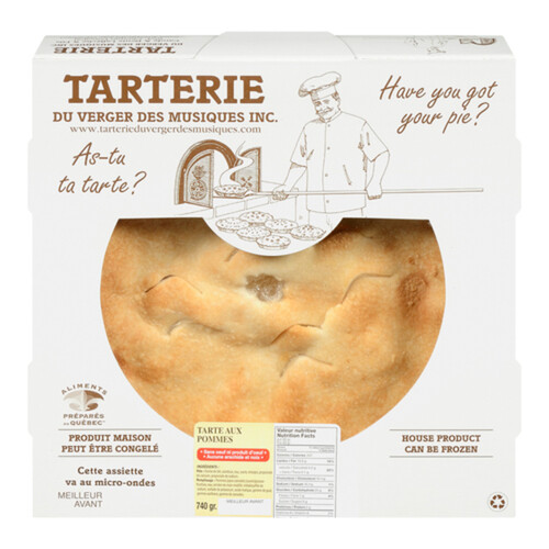 Tarterie Du Verger Des Musiques Frozen Apple Pie 640 g