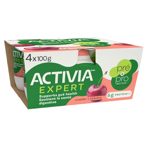 Activia Expert Yogurt Pre & Probiotics Cherry 4 x 100 g