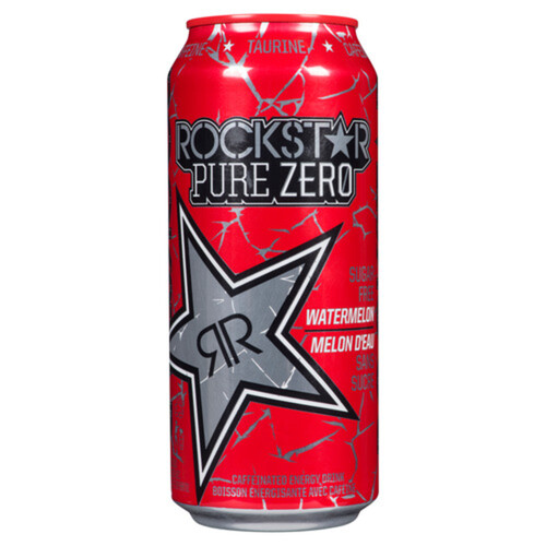 Rockstar Energy Drink Pure Zero Watermelon 473 ml (can)