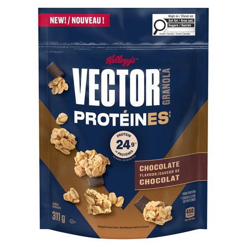 Kellogg's Vector Granola Cereal Chocolate 311 g