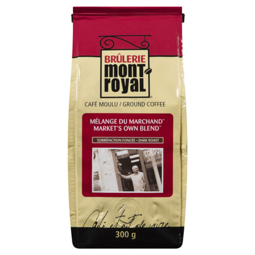 Brulerie Mont-Royal Markets Ground Coffee Own Dark Roast 300 g