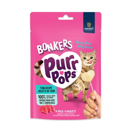 Bonkers Purr Pops Cat Treats Tip Top Tuna 5.6 g