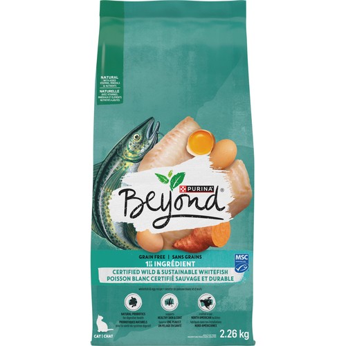 Beyond Grain-Free Dry Cat Food Wild-Caught Whitefish & Free Run Egg Recipe 2.26 kg