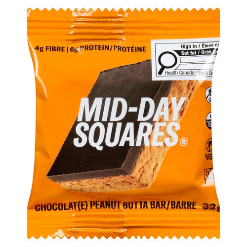 Mid-Day Squares Protein Bar Single Peanut Butta 33 g