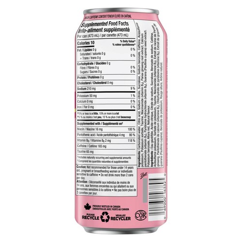 Rockstar Energy Drink Zero Sugar Strawberry Lemonade 473 ml (can)