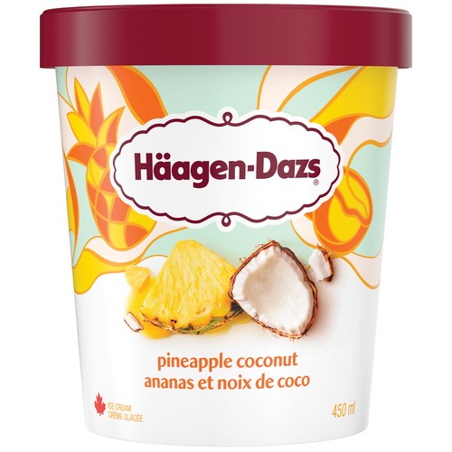 Haagen-Dazs Ice Cream Pineapple Coconut 450 ml