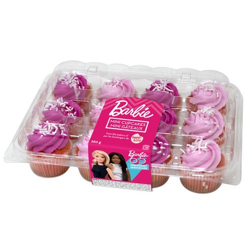 Two Bite Barbie Cupcakes Mini 260 g (frozen)