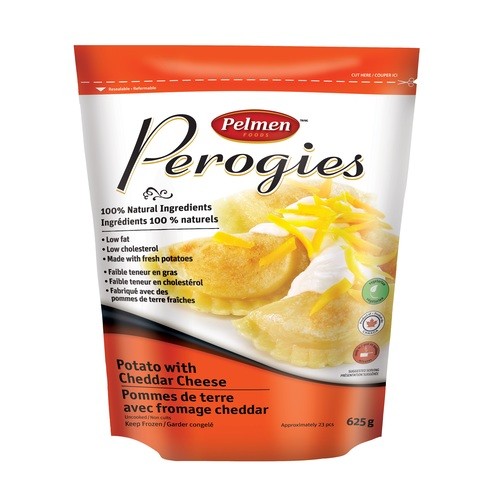 Pelmen Potato Cheddar Perogies 625 g (frozen)