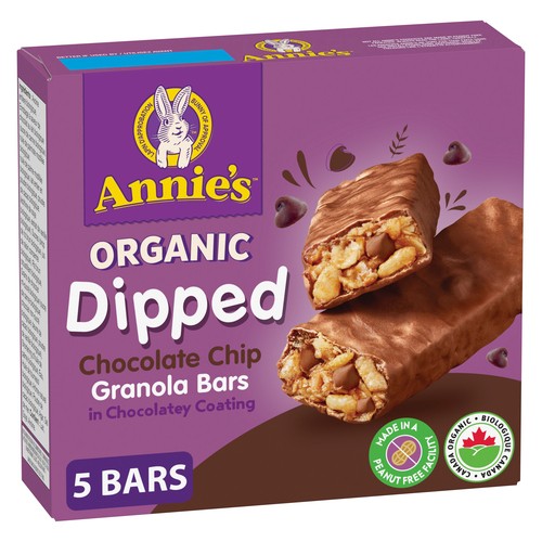 Annie's Organic Granola Bars Dipped Chocolate Chip 130 g