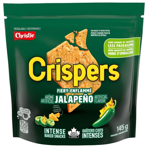 Crispers Crackers Fiery Jalapeño 145 g