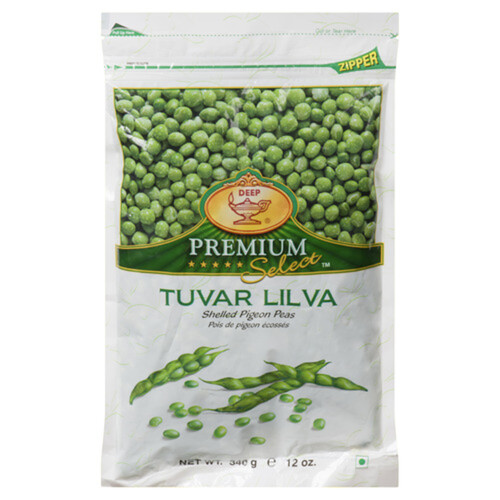 Deep  IQF Tuvar Lilva Pigeon Peas 340 g (frozen)