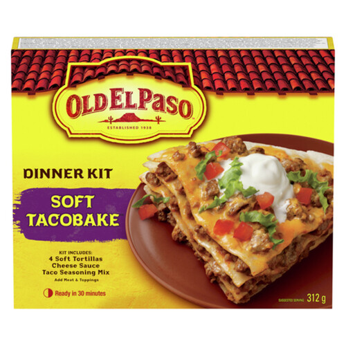 Old El Paso Soft Taco Bake Kit 312 g
