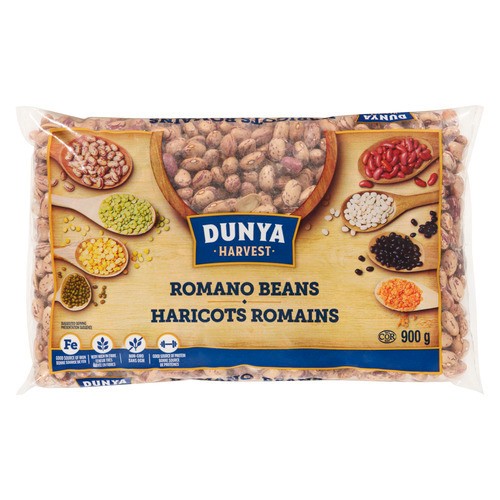 Dunya Harvest Beans Romano 900 g