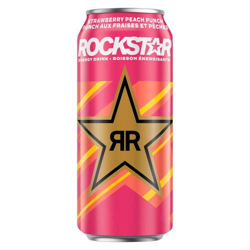 Rockstar Energy Drink Strawberry Peach Punch 473 ml (can)