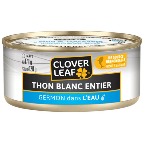 Clover Leaf Solid White Tuna Albacore In Water 170 g