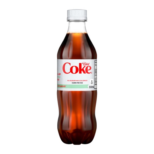 Diet Coke Soda 500 ml (bottle)