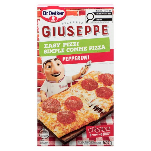 Dr. Oetker Giuseppe Frozen Easy Pizzi Pizza Pepperoni 573 g