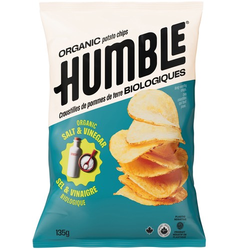 Humble Organic Potato Chips Salt And Vinegar 135 g
