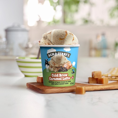 Ben & Jerry's Ice Cream Cold Brew Caramel Latte 473 ml