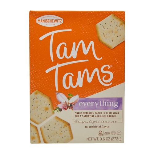 Manischewitz Crackers Tam Tams Everything 272 g