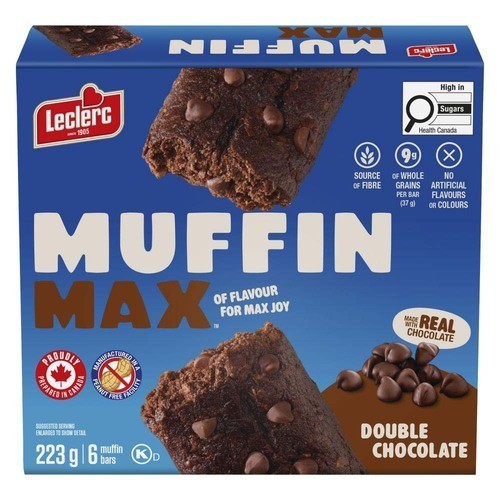 Muffin Max Muffin Bars Double Chocolate 223 g