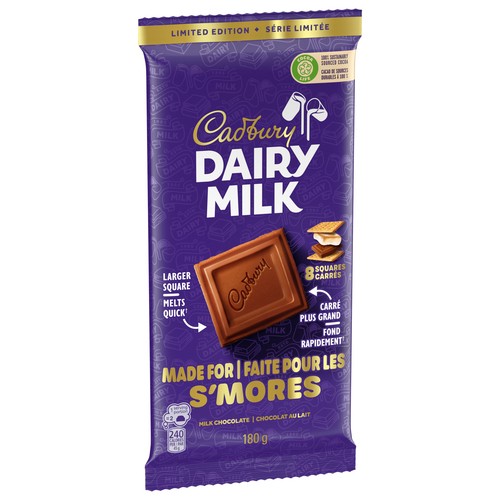 Dairy Milk Chocolate Bar S'mores 180 g