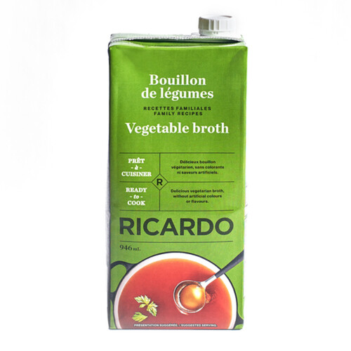 RICARDO Broth Vegetable 946 ml