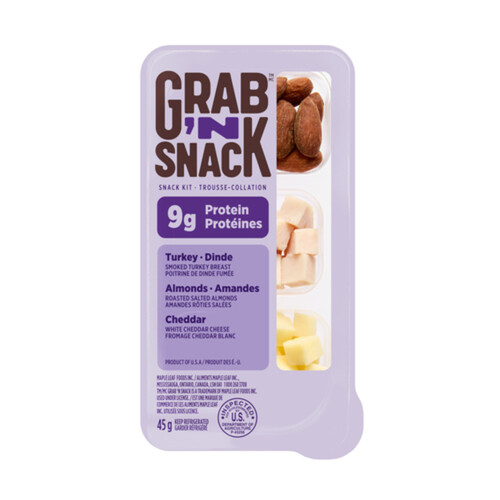 Grab'N Snack Snack Kit Turkey Almond And Cheddar 45 g