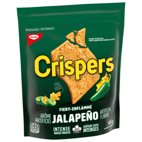 Crispers Crackers Fiery Jalapeño 145 g