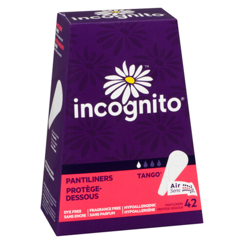 Incognito Pantiliners Tango 42 Count