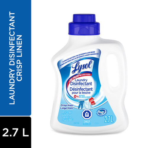 Lysol Laundry Disinfectant Crisp Linen 2.7 L