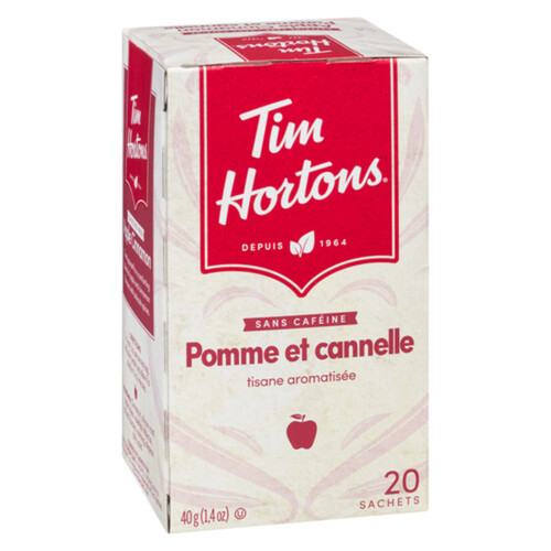 Tim Horton Caffeine Free Tea Apple Cinnamon 20 EA